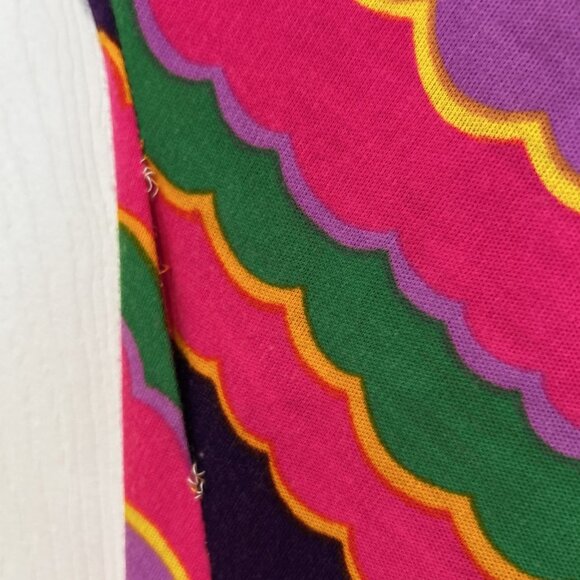 Vtg Kahala Womens Knit Dress Hawaiian Maxi Floral Psychedelic Tropical 60s-70s - Picture 5 of 10